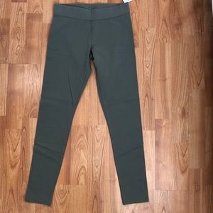 Green Cotton Aerie Leggings